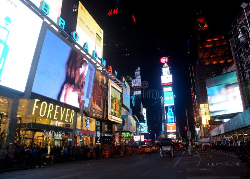 Times Square Editorial Stock Image Image Of Nightshot 46365924 Times Square Editorial Stock Image Image Of Nightshot 46365924