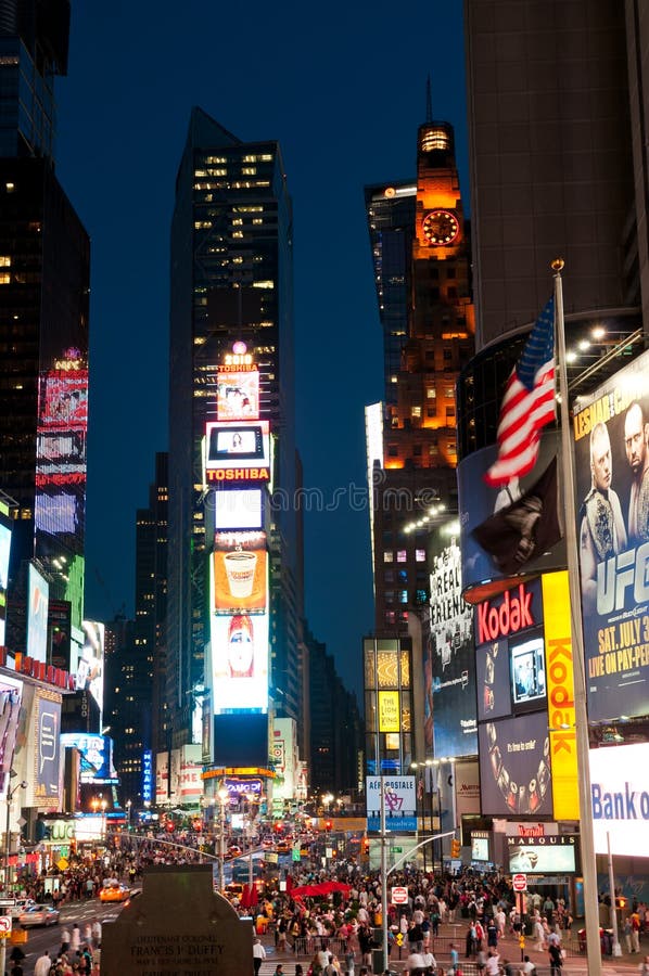 Times Square at night