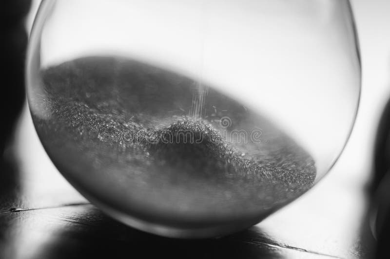 Timglasklocka royaltyfri foto