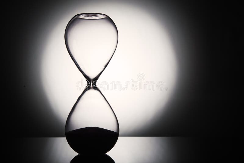 Timglas fotografering för bildbyråer