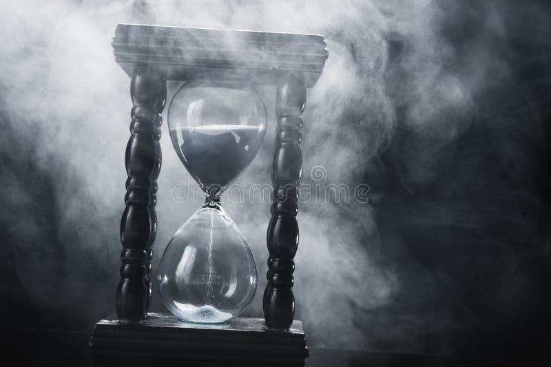 Timglasklocka fotografering för bildbyråer
