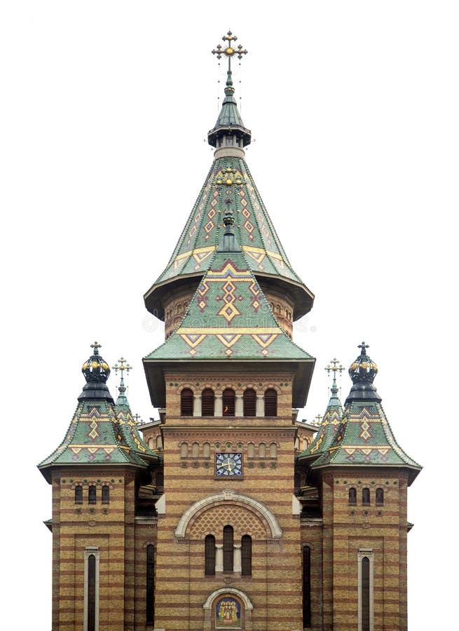 Timisoara orthodox cathedral in Romania stock photography Timisoara orthodox cathedral in Romania stock photography