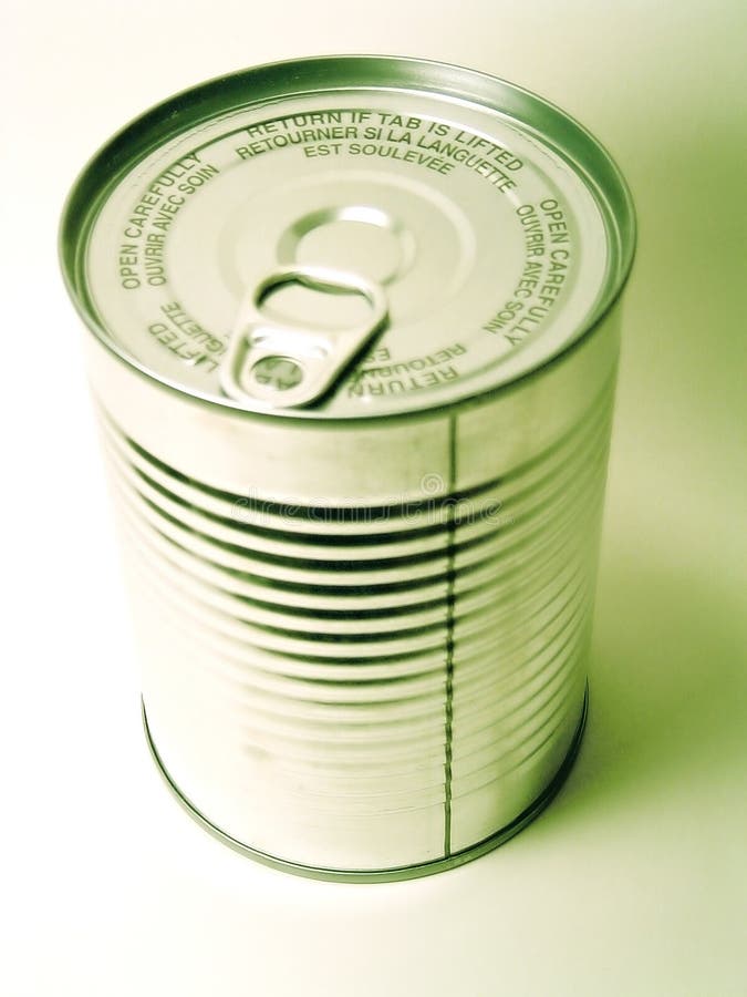 Tin Can of Food stock image. Image of closeup, packaging 10711069