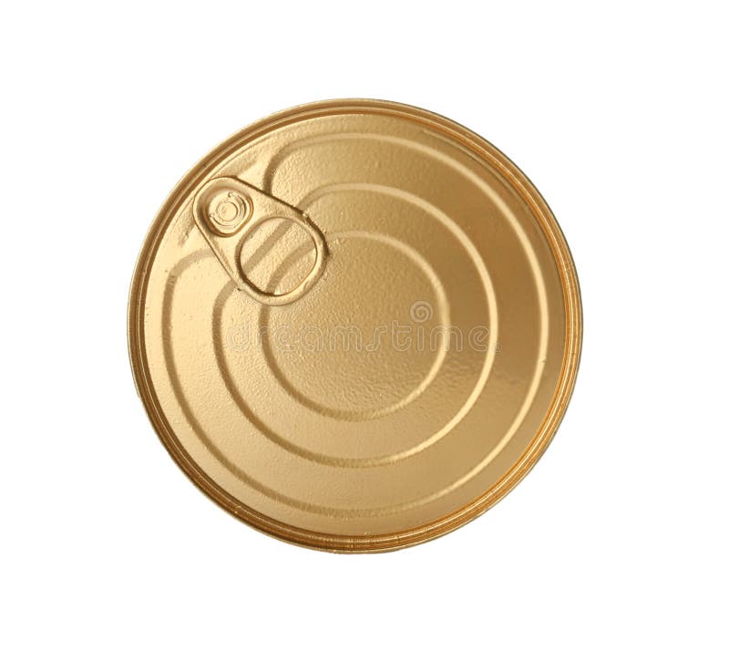 Tin can with food stock photo. Image of packing, branding 120188304