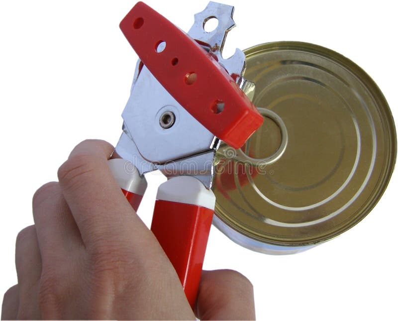 Left handed tin opener 