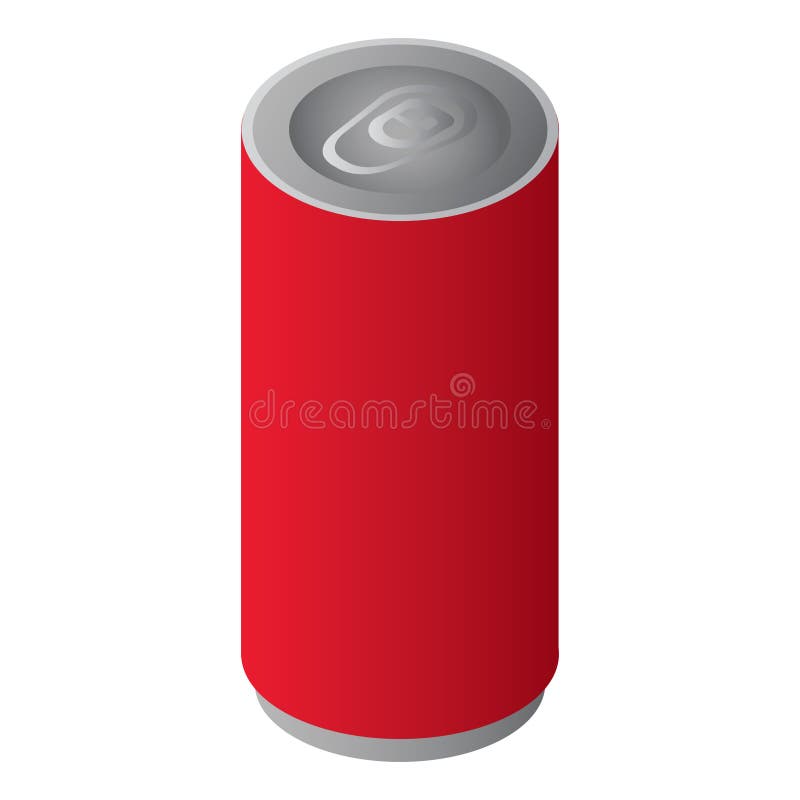 Tin Can with Ring Pull. Vector Illustration Decorative Design Stock Vector Illustration of
