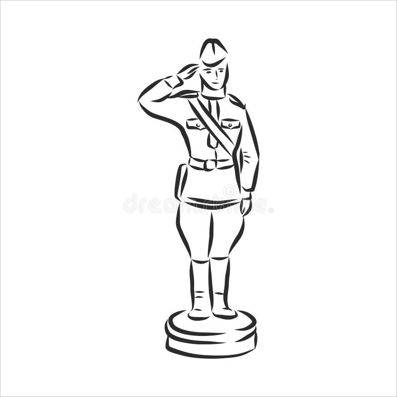 Tin Soldier Toy Over White Background Vector Illustration Stock Illustration Illustration of