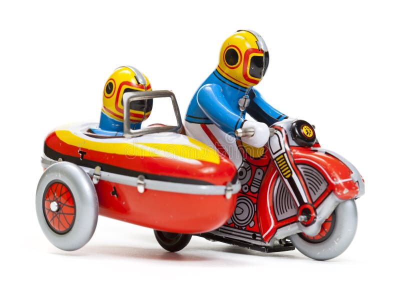 Tin Toy Sidecar Motorcycle Stock Photos Free & RoyaltyFree Stock