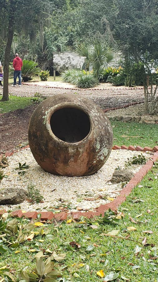 Tinajones Native American Pottery St Augustine FL Editorial Photography