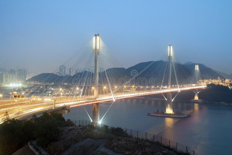 Ting Kau Bridge in Hong Kong