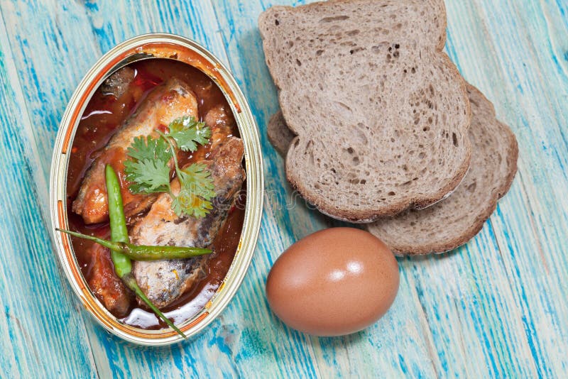 Tinned fish,Mackerel filet stock image. Image of layered 62577563