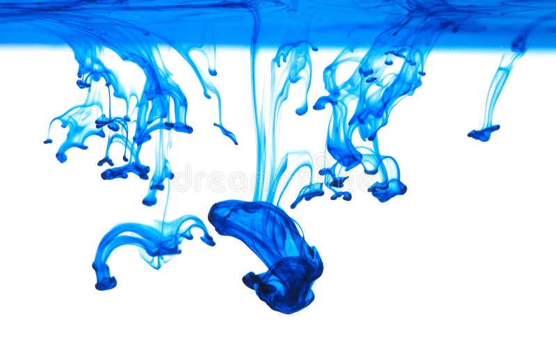 Tinte im Wasser stockbilder Tinte im Wasser stockbilder