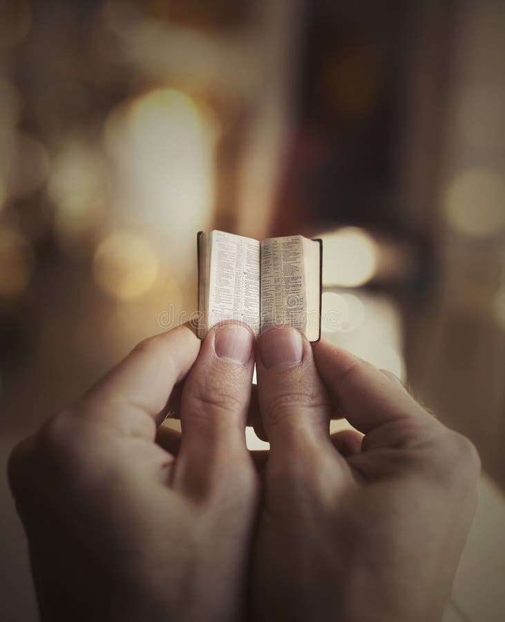 Tiny Bible stock image. Image of book, religion, thumb 49846351