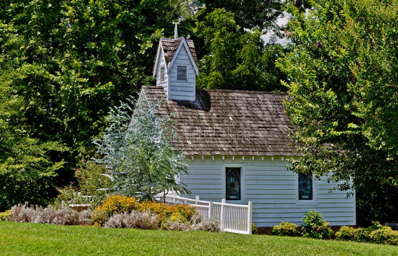 Tiny Chapel in HaganStone Park Stock Photo Image of building, tree