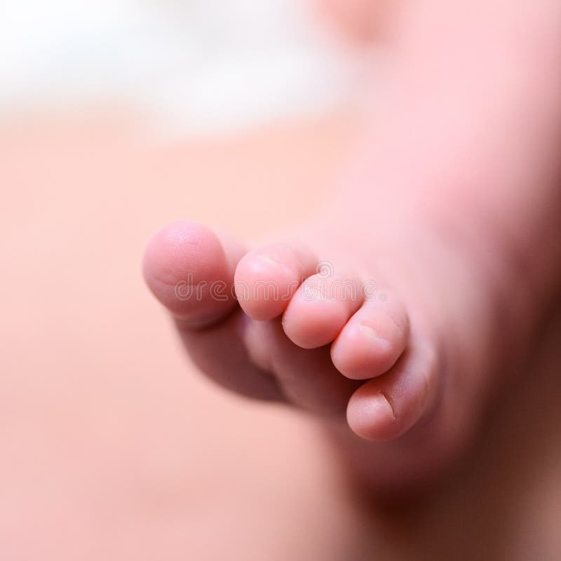 Tiny foot of newborn baby stock image. Image of infant 75508007
