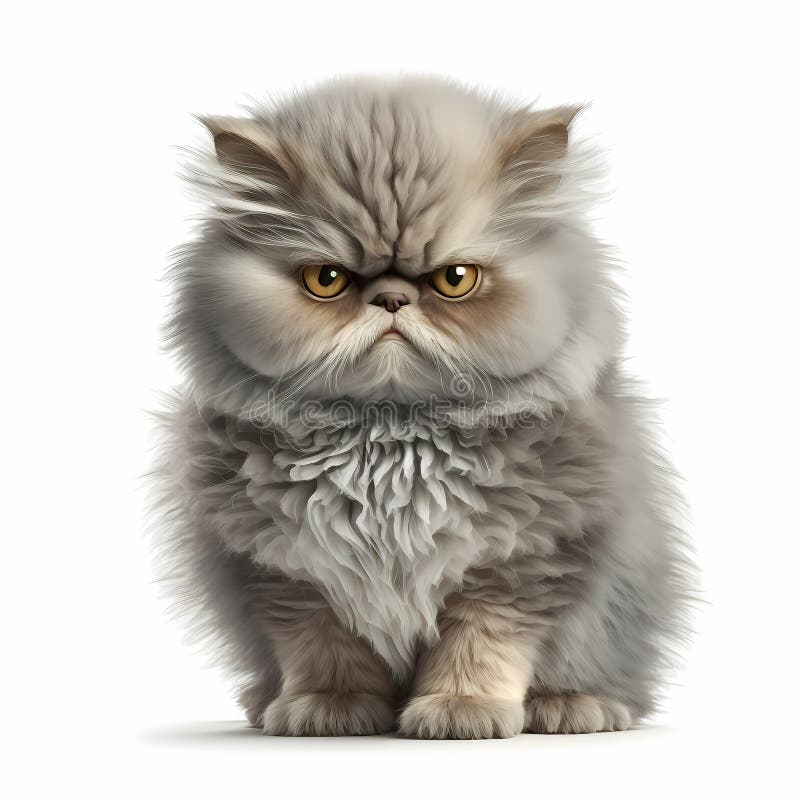 Premium AI Image A cute cat in warm umbralla generative Ai
