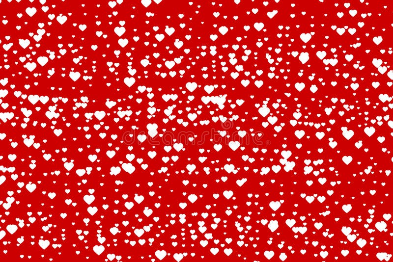 Tiny white hearts background