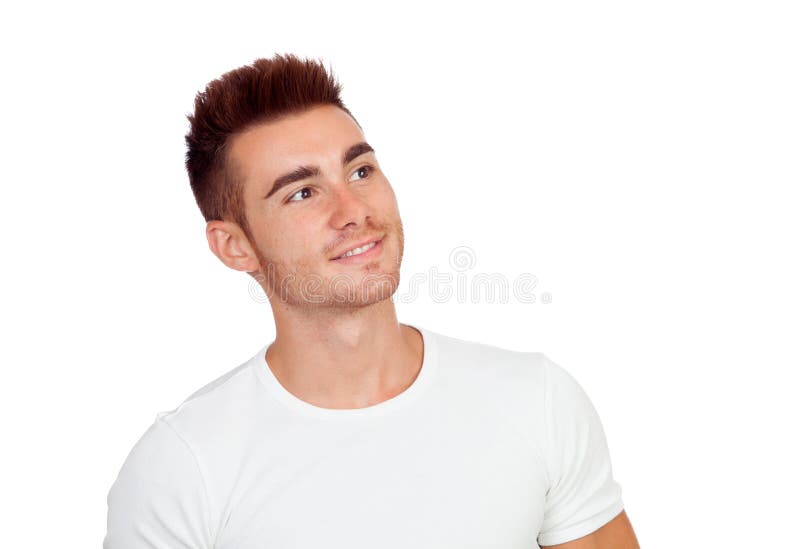 Tip atrăgător cu păr țepos royalty free stock image