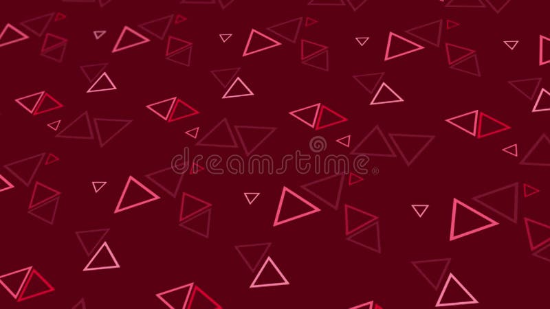 Tipar abstract animat cu elemente geometrice de fundal gradient de tonuri roșii vector illustration