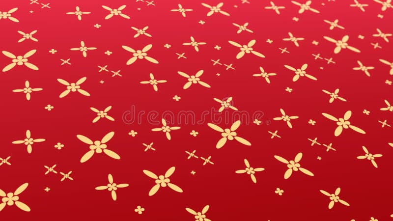 Tipar abstract animat cu elemente geometrice de fundal gradient de tonuri roșii vector illustration