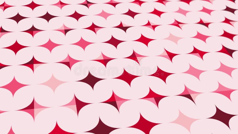 Tipar abstract animat cu elemente geometrice de fundal gradient de tonuri roșii royalty free illustration