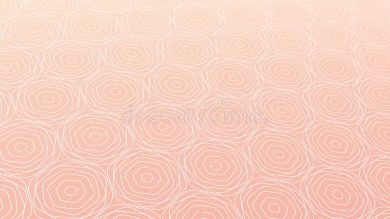 Tipar abstract animat cu elemente geometrice, forma unui trandafir. fundal gradient roz stock illustration