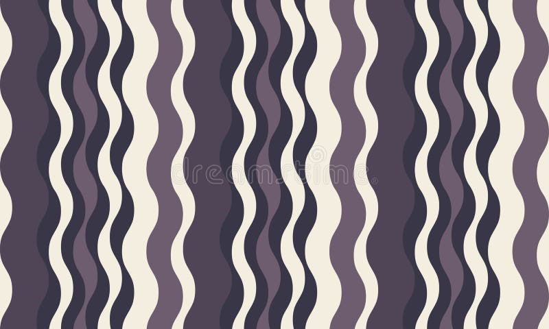 Tipar abstract cu benzi ondulate. Design elegant și fluent în tonuri violet și bej mutate. Perfect pentru site-ul Web de tipărire vector illustration