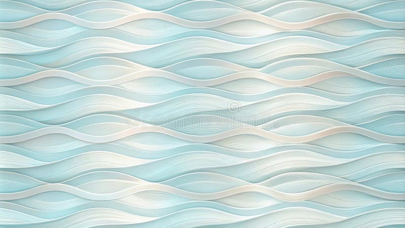 Tipar abstract ondulat în nuanțe albăstrui și albăstrui pentru design modern. AI generativ vector illustration