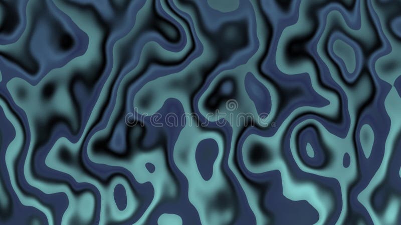 Tipar abstract organic cu forme fluide în tonuri albastre și verzi, creând un efect similar undelor. royalty free illustration