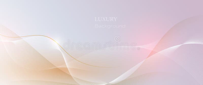 Tipar abstract pentru unda de aur alb-moale și textură pe fundalul gradientului gri deschis. vector illustration