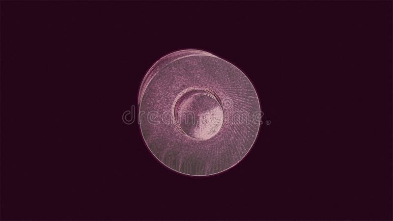 Tipar circular geometric variabil de fond abstract royalty free illustration