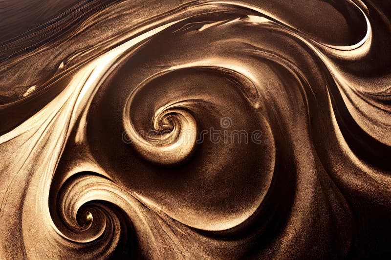 Tipar crem strălucitor, lichid, suplu și captiv. ulei de foraj aurbronz sau textură de fluidală lucioasă lucioasă stock illustration