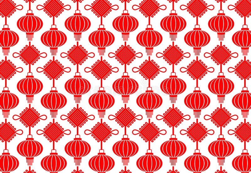 Tipar fără sudură pentru lampă chinezească royalty free illustration
