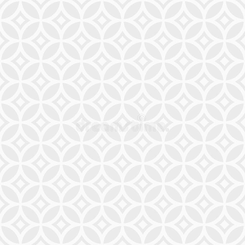 Tipar geometric abstract fără sudură în stilul chinezesc. ornament regulat cu coadă. stock illustration