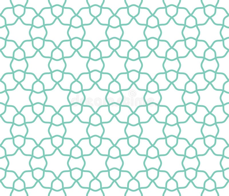 Tipar geometric cu latere arabă fără sudură stock illustration