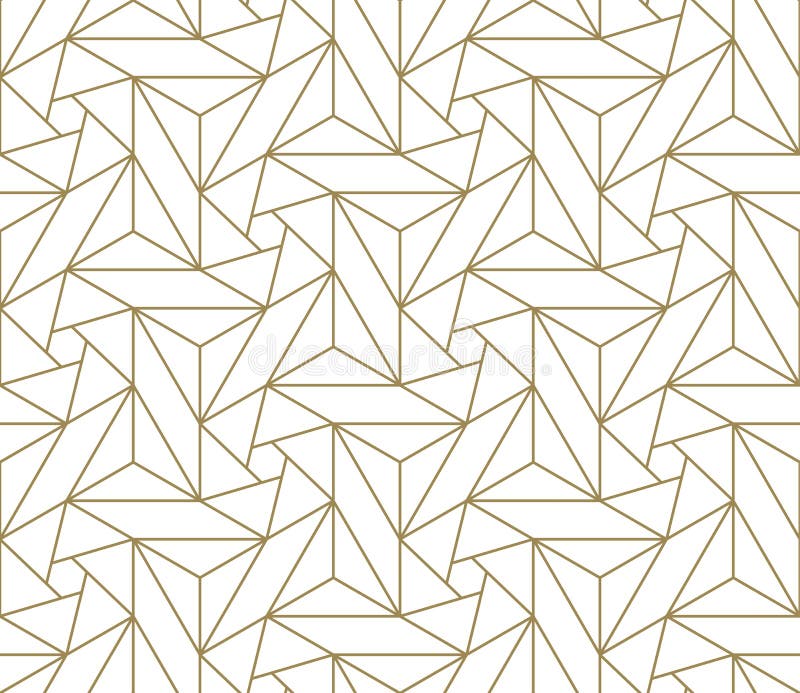 Tipar simplu și simplu, vectorial geometric, modern, fără sudură, cu textură de linie aurie pe fond alb. tapet ușor abstract royalty free illustration