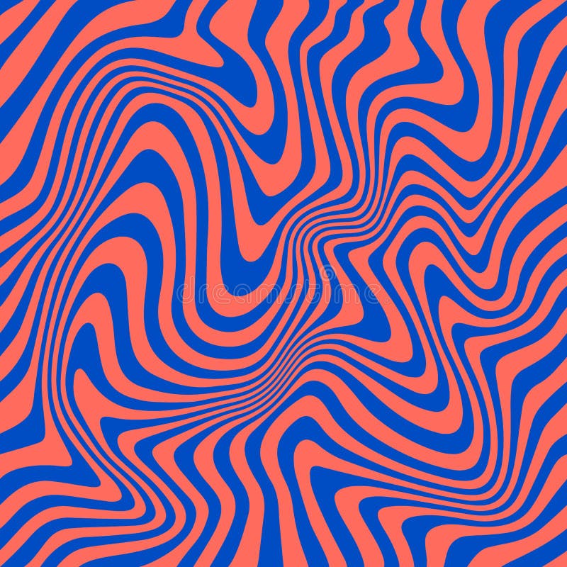 Tipar trippy fără fir vectorial în culori psihedelice strălucitoare. suporturi abstracte pentru turnare 1970 vector illustration