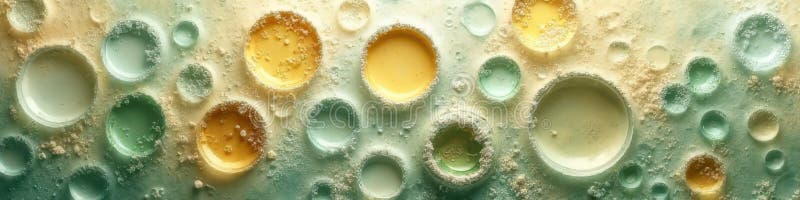 Tipare circulare abstracte în culori pastelate cu textură și umbre stock images