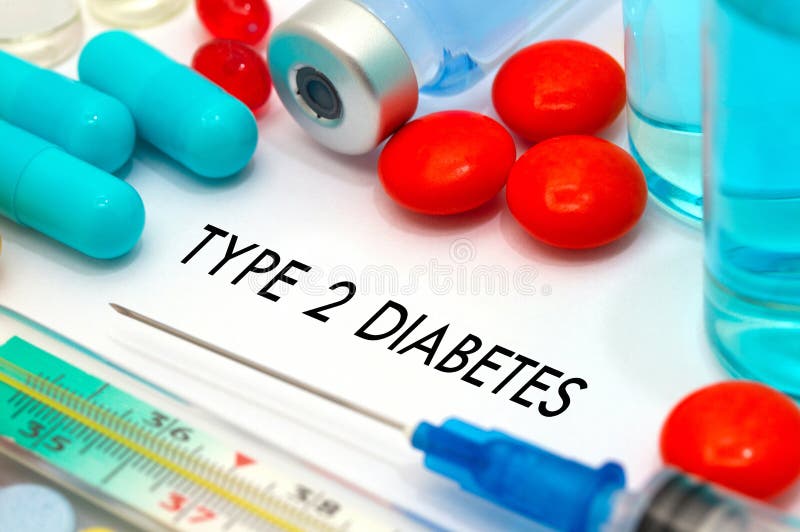 Tipo - diabete 2 fotografie stock libere da diritti Tipo - diabete 2 fotografie stock libere da diritti