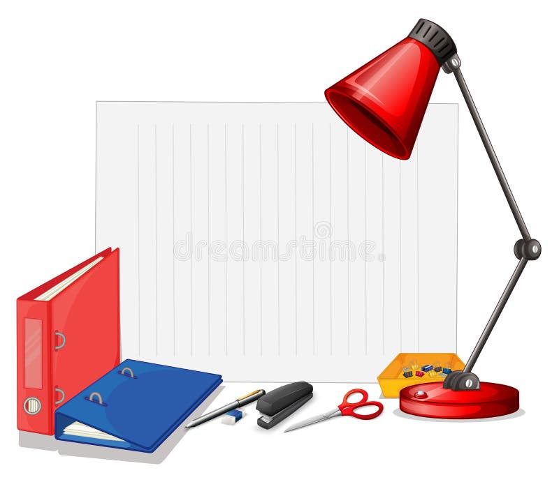Tipo diferente dos stationaries ilustração do vetor Tipo diferente dos stationaries ilustração do vetor