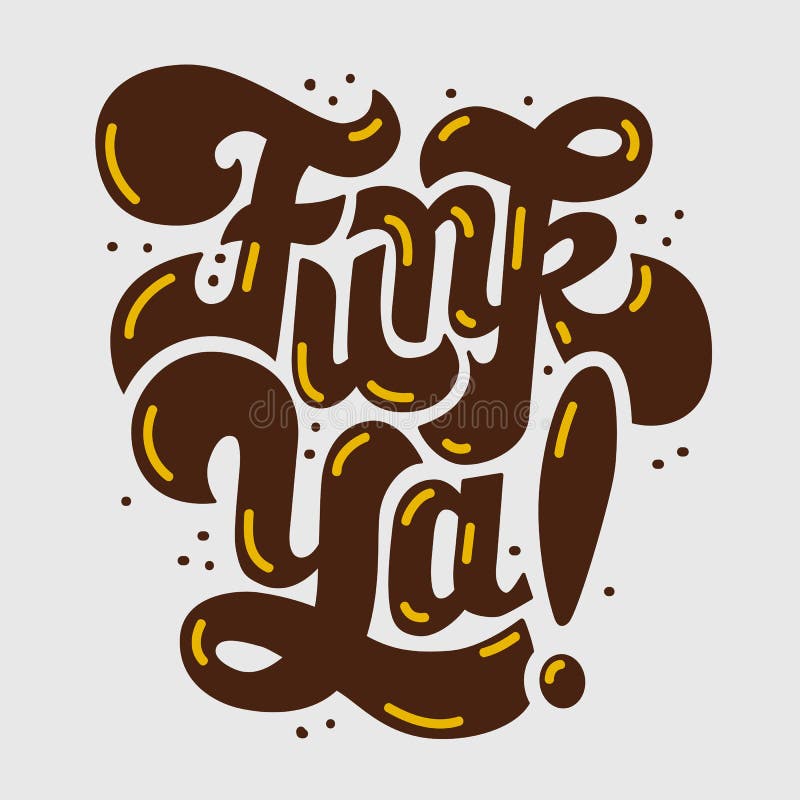 Tipo imagem da rotulação da música do funk do vetor do projeto ilustração do vetor Tipo imagem da rotulação da música do funk do vetor do projeto ilustração do vetor
