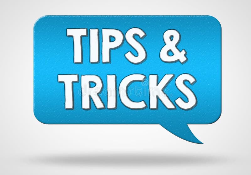 Tips And Tricks Icon On A White Background. Stock Illustration