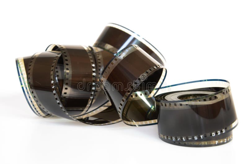 Tira análoga isolada do filme imagens de stock royalty free Tira análoga isolada do filme imagens de stock royalty free