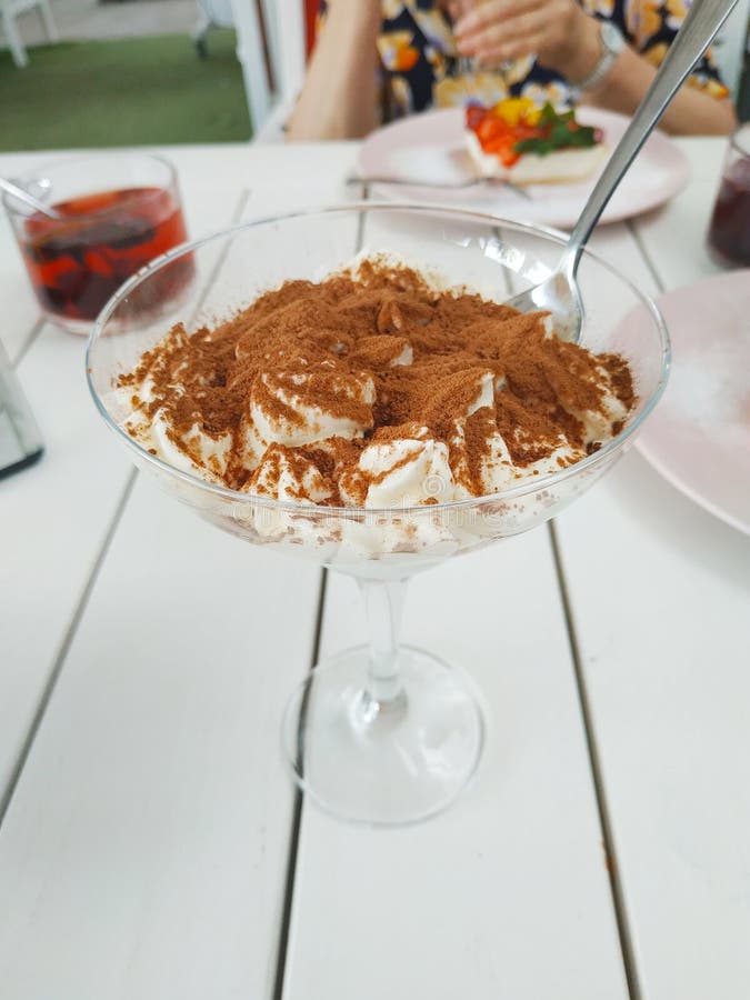 Tiramisu Dessert Is Very Tender And Airy Thanks To The Amazing Cream 