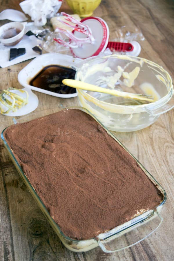 Tiramisu stock image. Image of ingredients, ladyfingers 91155301