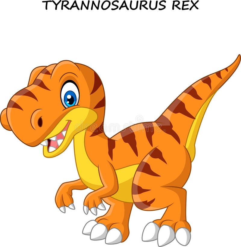 Desenho animado tiranossauro rex réptil pré-histórico grande dinossauro  verde elemento vetorial plano colorido para jogo para celular ou  enciclopédia infantil