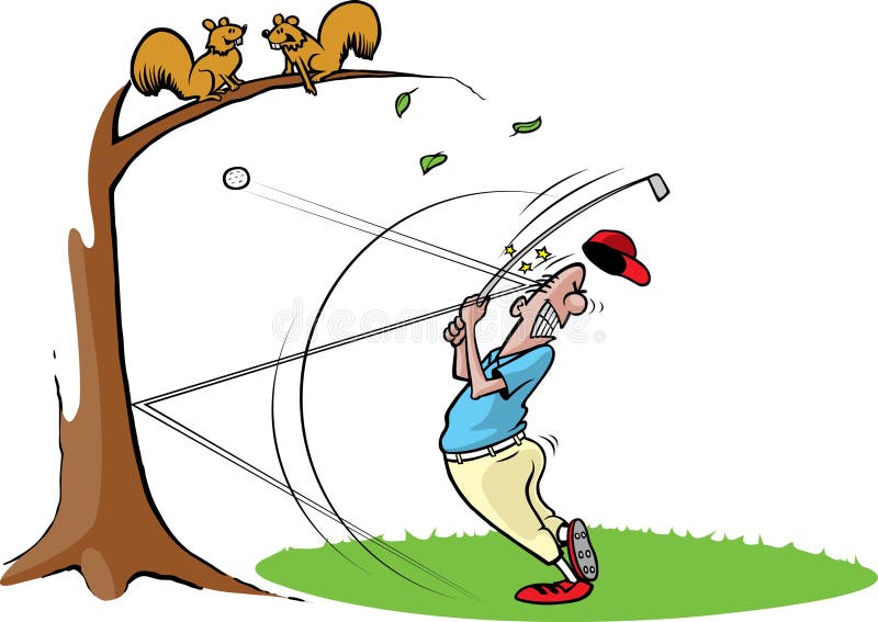 Tirante sciocco 2 di golf royalty illustrazione gratis Tirante sciocco 2 di golf royalty illustrazione gratis