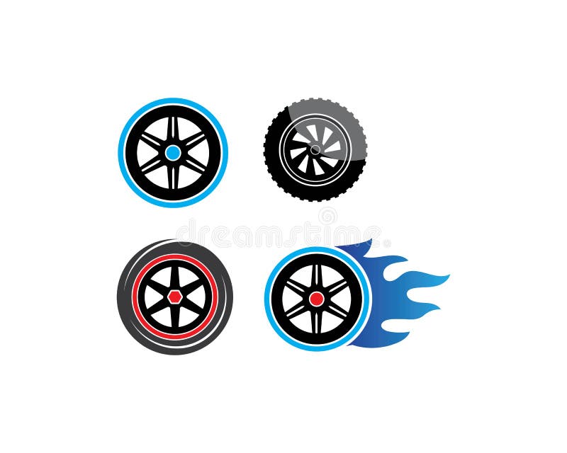 Tire Car. 3D Illustration of Car Tire Isolated on White Background. Car ...