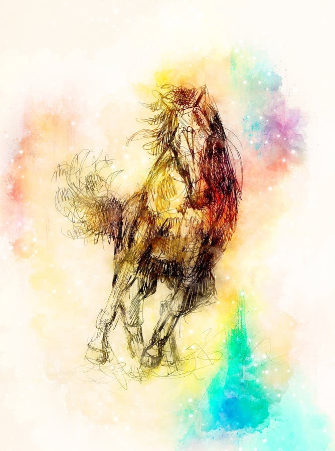 Como desenhar um cavalo Desenho Pintura Esboço, cavalo, cavalo, branco,  mamífero png