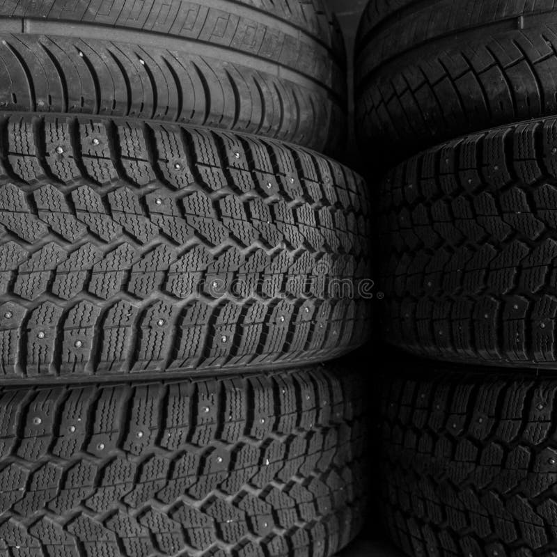 Tire stack background